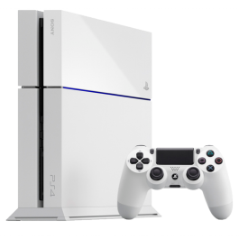 Console PlayStation 4 500GB Branco + Controle Dualshock 4 Branco