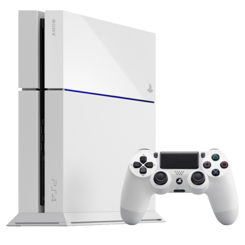 Console PlayStation 4 500GB Branco + Controle Dualshock 4 Branco